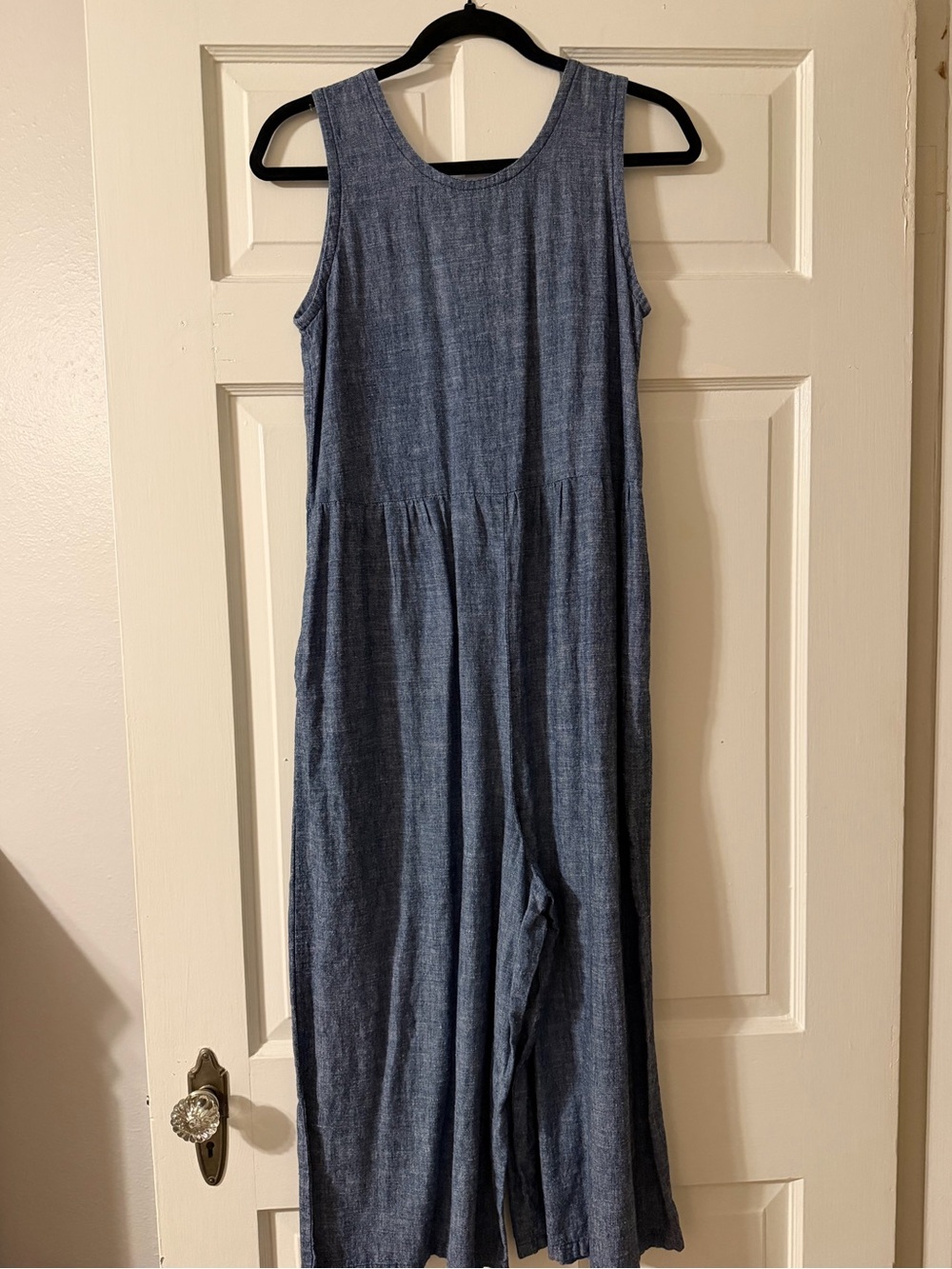 Conscious Clothing Backyard Jumpsuit Indigo Chambray size XS